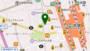 シーズ・ラボ大宮店の地図画像