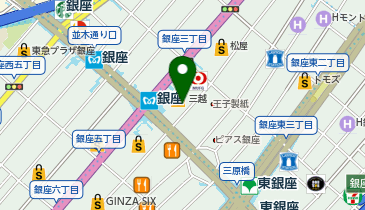株式会社ベル・フルール 三越銀座店の地図画像