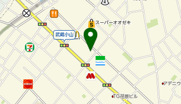 自然食品F&F 武蔵小山店の地図画像