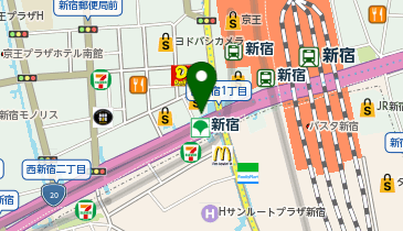 ロデオドライブ 新宿歌舞伎町店の地図画像