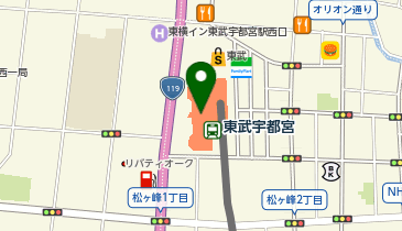 メガネサロン 東武宇都宮百貨店の地図画像