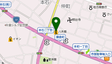 時計・宝石専門店 タニダ 八木橋店の地図画像