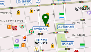 ノブコイシカワ 松坂屋名古屋店の地図画像