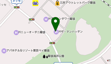 ホテル ザ・マンハッタン スイートエステティックサロンの地図画像