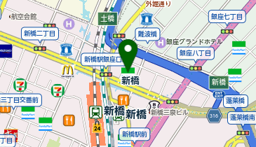 株式会社大手饅頭伊部屋 とっとり・おかやま新橋館の地図画像