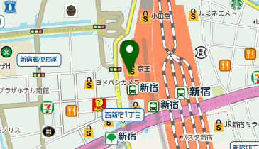 株式会社雅 京王百貨店 新宿店の地図画像