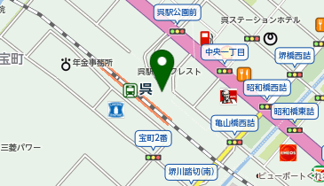ダンススタジオFLEX(フレックス) 呉駅ビル クレスト校の地図画像