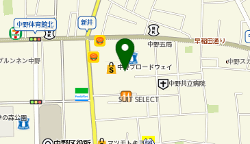 ウォッチニアン中野店の地図画像