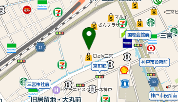 株式会社アール クォーク神戸店の地図画像