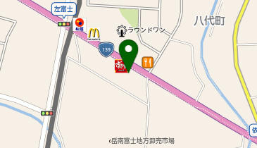 鐘庵 富士田島店の地図画像