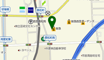 株式会社ヤマミ コロニー西宮阪急の地図画像