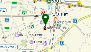 お肉屋さんの惣菜 かつヰ 大井阪急店の地図画像