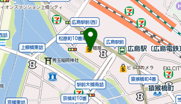海星ムサシ 広島駅前店の地図画像