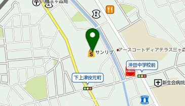 奥ムサシ 三ヶ森店の地図画像