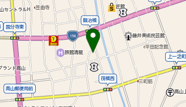 ごまの蔵 高山店の地図画像