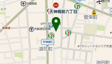 アルカヤ靴店 天神橋筋商店街の地図画像