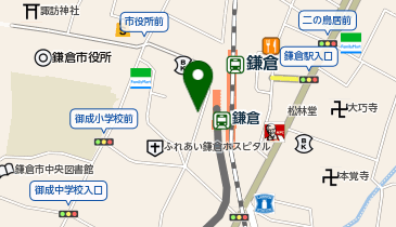アルカヤ靴店 鎌倉駅前の地図画像