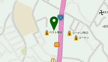 トライ・アム サンカクヤ 新宮店の地図画像