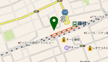 えびせん山喜 藤枝駅前店の地図画像