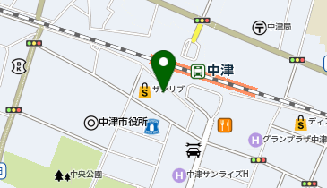 ココカラファイン サンリブ中津店の地図画像