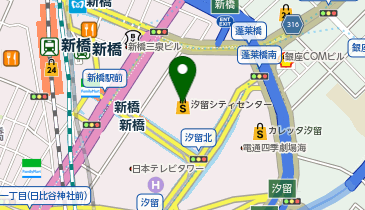PORSCHE STUDIO GINZA(ポルシェ スタジオ ギンザ) 汐留シティセンター店の地図画像