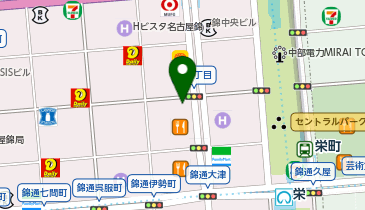 昔の矢場とん 錦3丁目店の地図画像