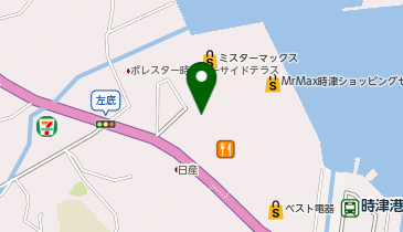 オーシャン・ブルー 時津店の地図画像