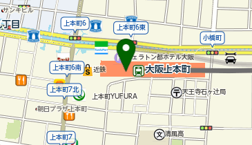 株式会社クレイブ 上本町ショップの地図画像