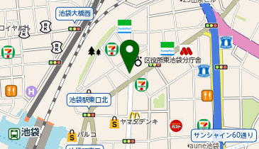 有限会社高橋商会 池袋店の地図画像