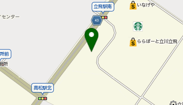 株式会社ゼロジャパン ららぽーと立川立飛店の地図画像