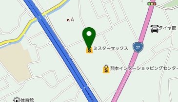 丸福水産株式会社 MrMax熊本インター店の地図画像