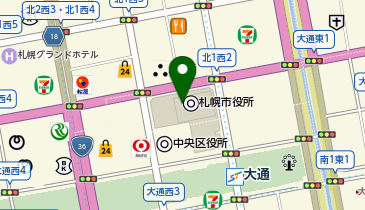 北のブランドアンテナショップの地図画像