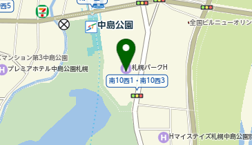 株式会社北海道観光物産興社 札幌パークホテル店の地図画像