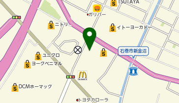 牛タン炭焼 利久 藤崎石巻店の地図画像