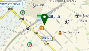 銀座あけぼの 武蔵小山駅前店の地図画像
