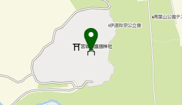 かまぼこの鐘崎 青葉城本丸会館売店の地図画像