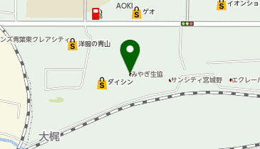 かまぼこの鐘崎 みやぎ生協セラビ幸町店の地図画像