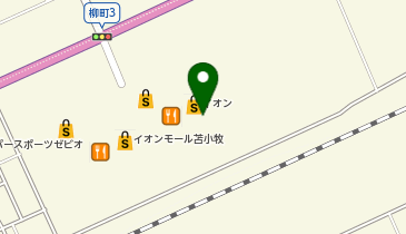 もりもと イオンモール苫小牧店の地図画像