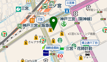 海幸すし 神戸阪急店の地図画像