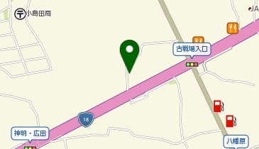 オートギャラリー 長野南店の地図画像