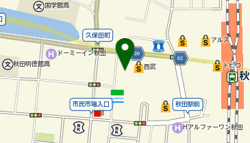 西武秋田店 銘産品売場の地図画像