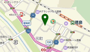 四国キヨスク株式会社 徳島銘品館の地図画像