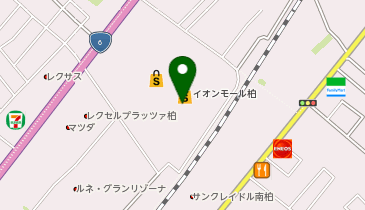 room&room(ルーム アンド ルーム) イオンモール柏店の地図画像