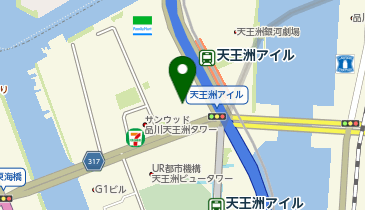 わくわく広場 天王洲アイル店の地図画像