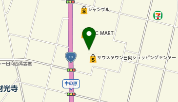 ワッツウィズ 日向うめこうじ店の地図画像