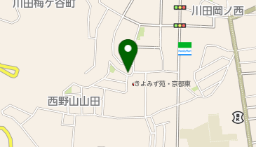 モグラと夕陽の地図画像