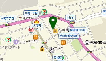 タカダファッション株式会社 さいか屋 横須賀店の地図画像