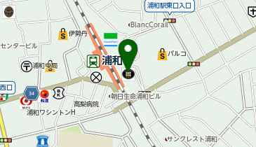 ララダンス 浦和店の地図画像