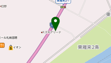 株式会社軽自動車館 札幌東店の地図画像