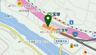 AIDA general store(アイダ ジェネラル ストア) 宝塚店の地図画像